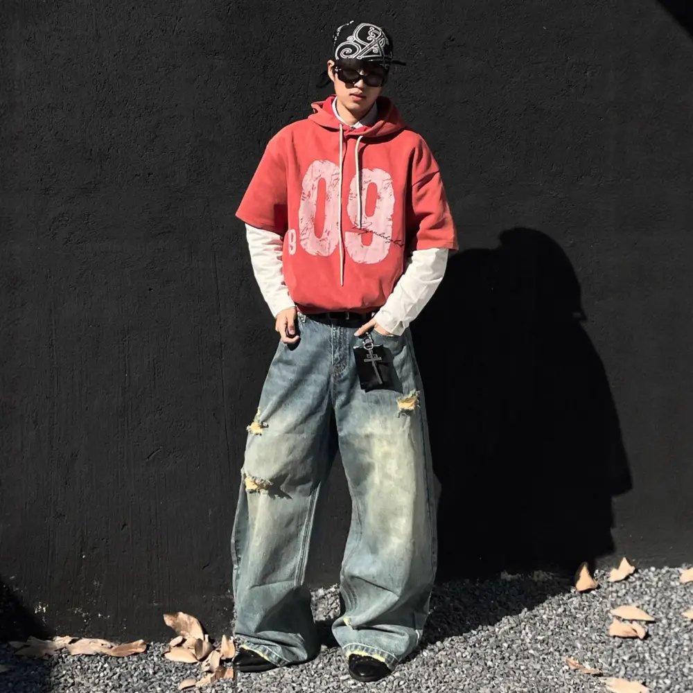Men's Bamboo Fiber Two-Piece Hoodie