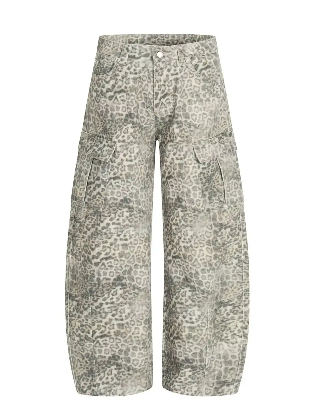 Men's Leopard Print Cargo Pants