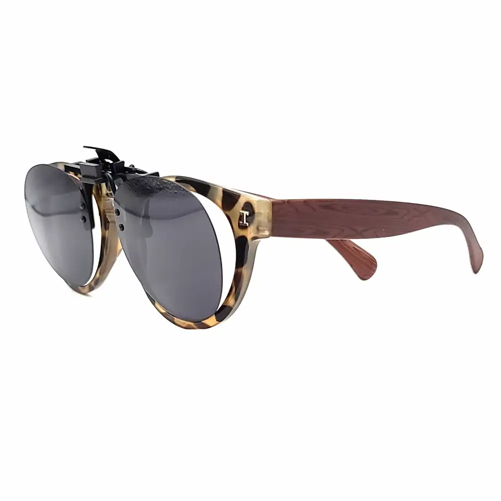 54mm Polarized Flip-Up Clip-On Sunglasses