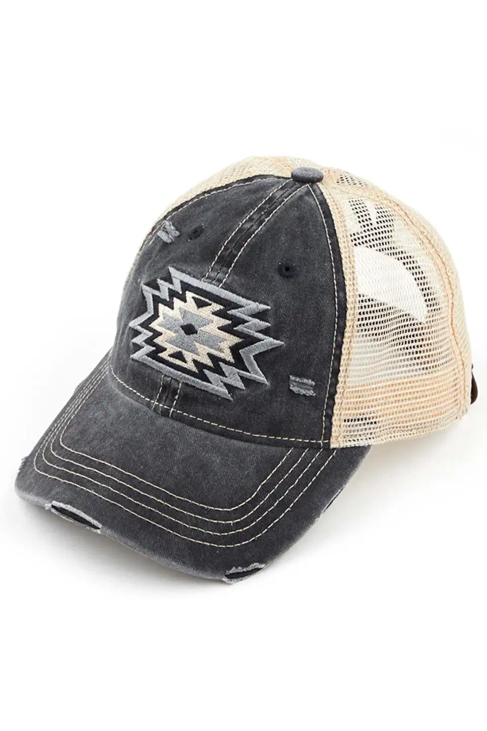 Mesh Aztec Cap