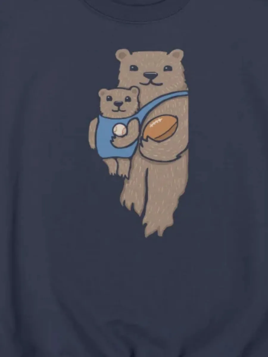 Cartoon Bear Graphic Sweatshirt