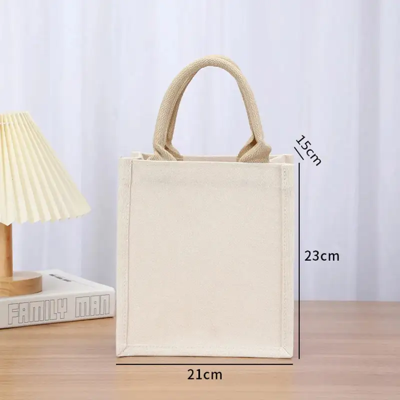 Sustainable Utility: Eco-Friendly Cotton Canvas Shopping Bag