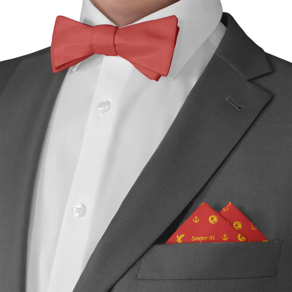 Understated Modern Military Motif Pocket Square