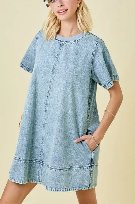 Denim Mini Dress