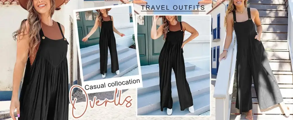 Sleeveless Wide Leg Jumpsuit with Pockets