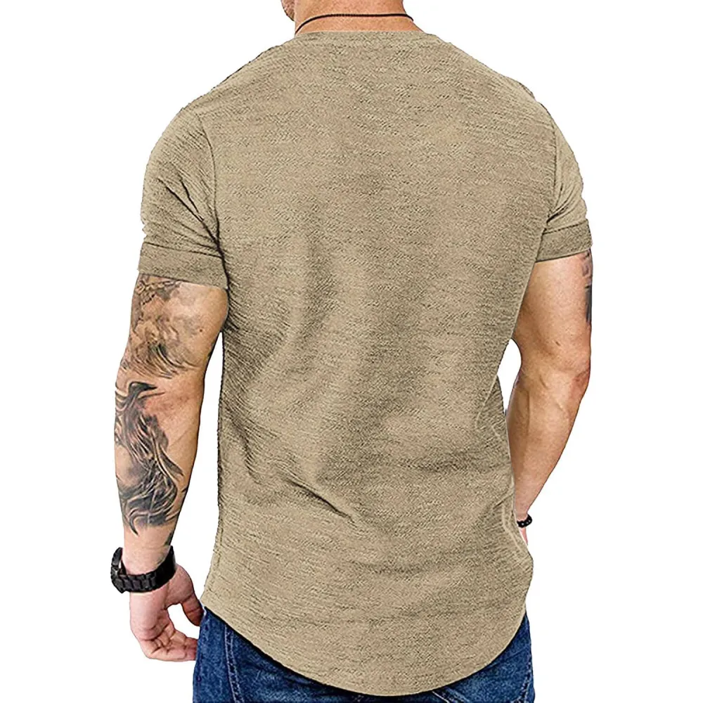 Smooth Knit Muscle Cut T-Shirt
