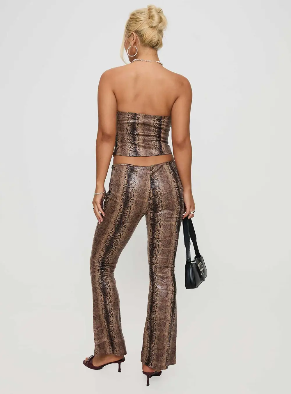 Slither Snake Flared Pants