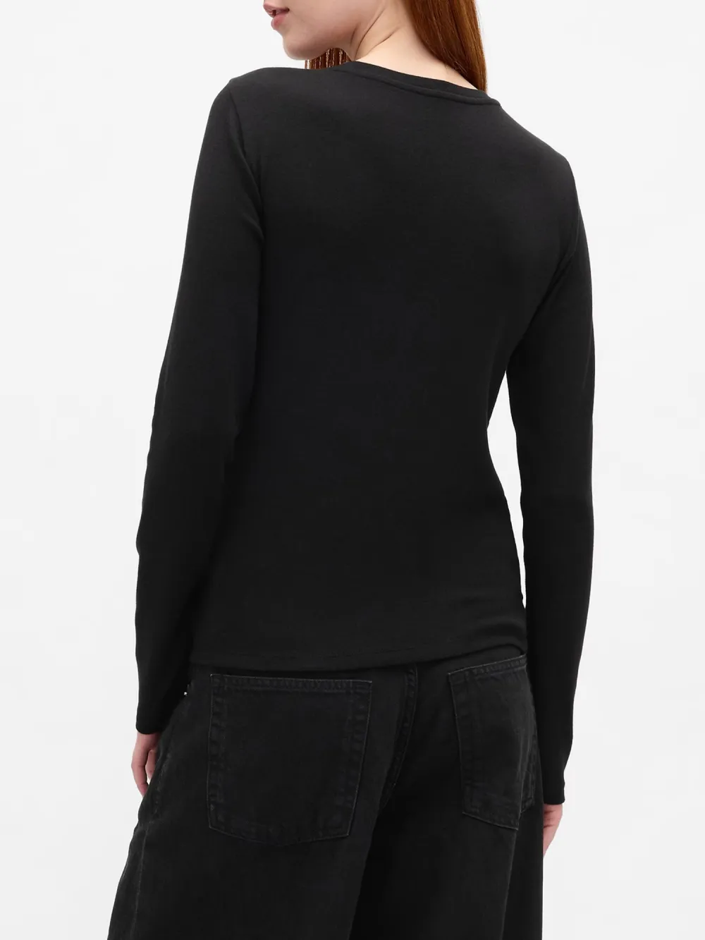 Elastic Long Sleeved T-Shirt