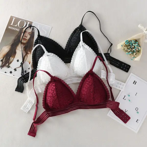Adjustable Lace Bralette Everyday Support Bra