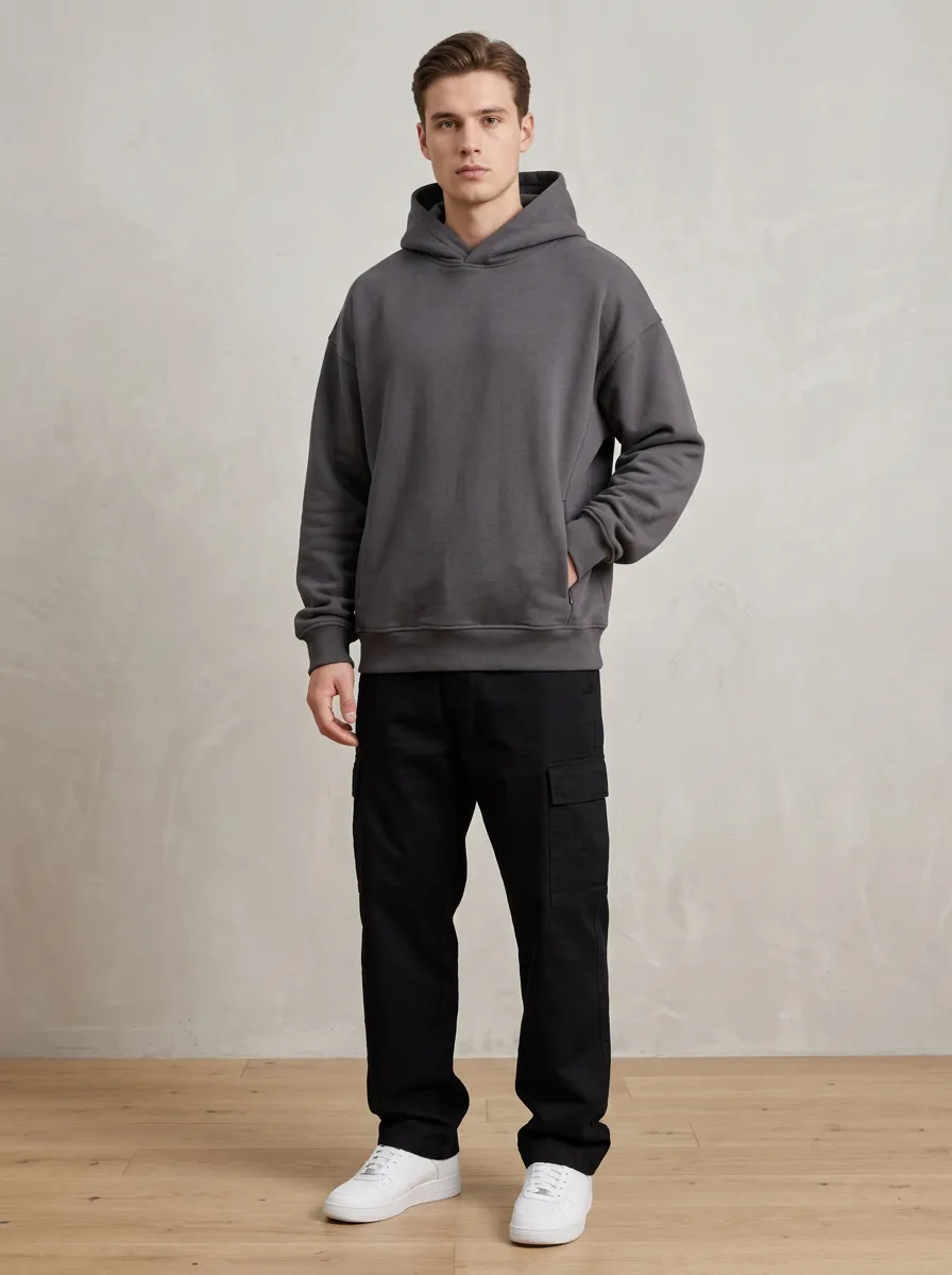 Relaxed Everyday Unisex Casual Hoodie