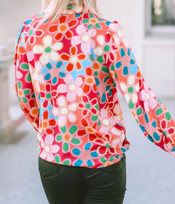 Everyday Floral Blouse Detail