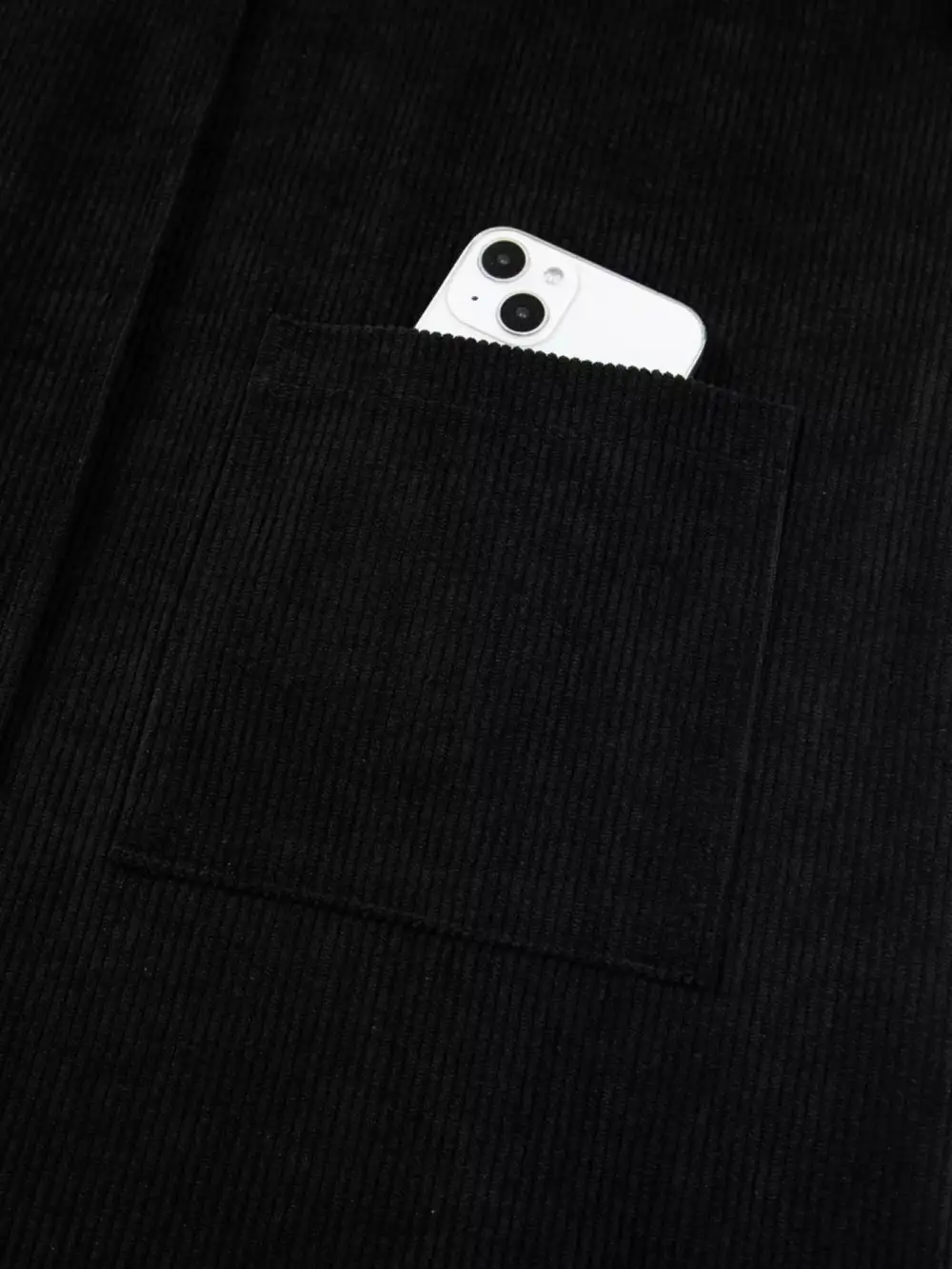 Easy Fit Corduroy Pocketed Sleeveless Mini Dress