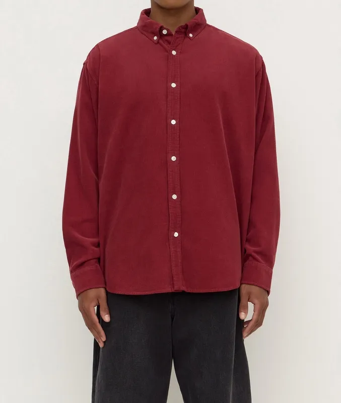 Brick Corduroy Shirt