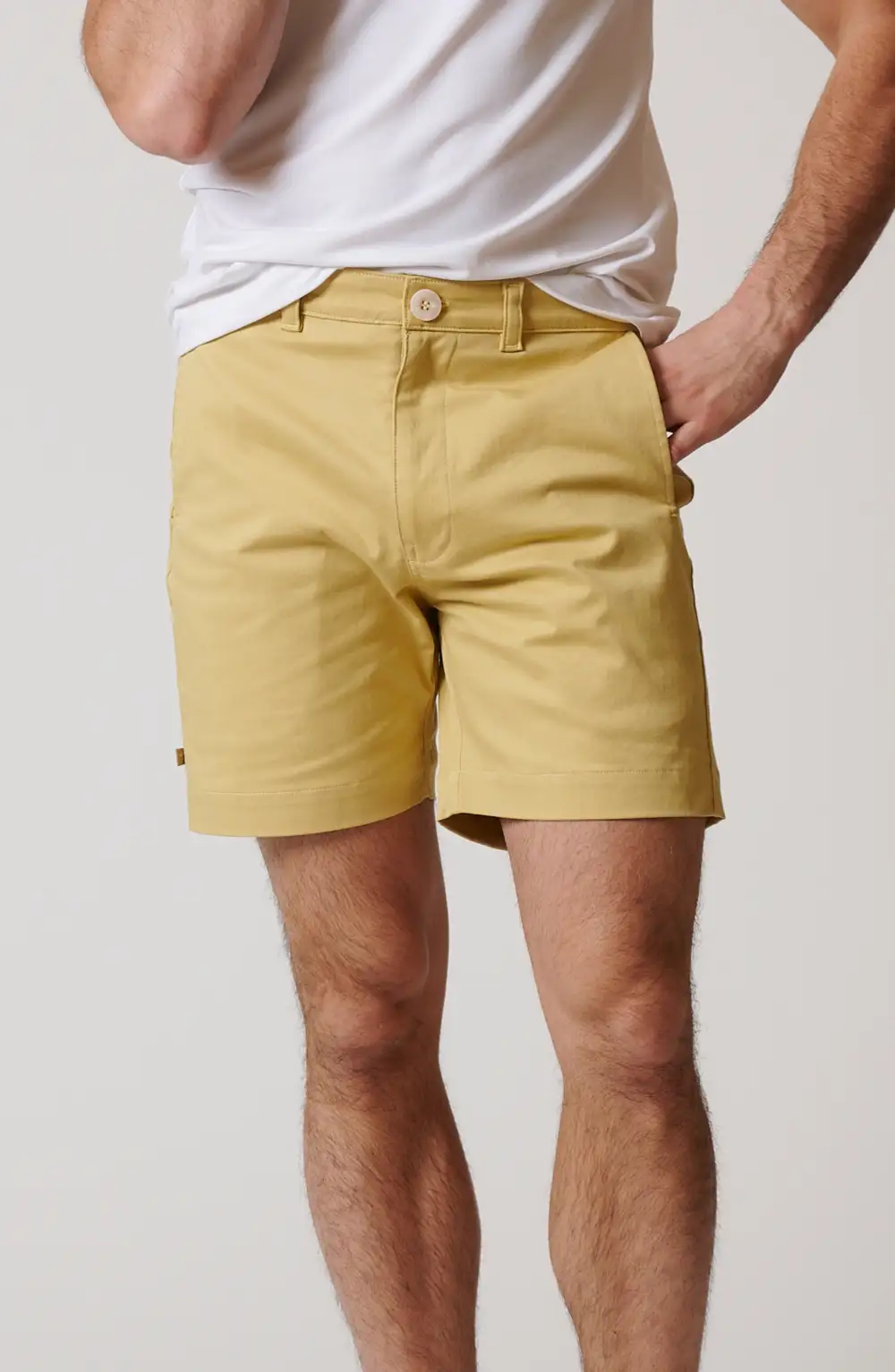 Men's Stretch Cotton Chino Welt Pocket Shorts