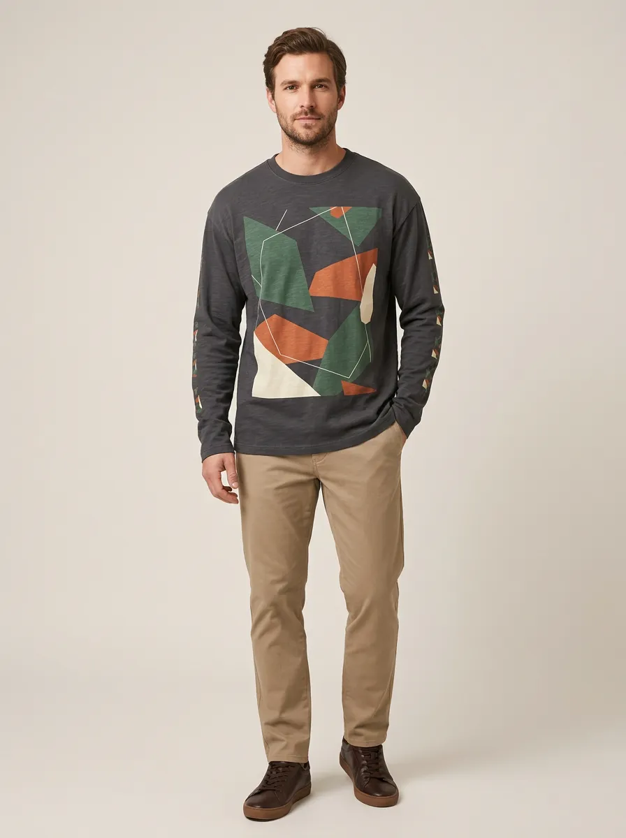 Men's Long Sleeve Polished Look Everyday Shirt