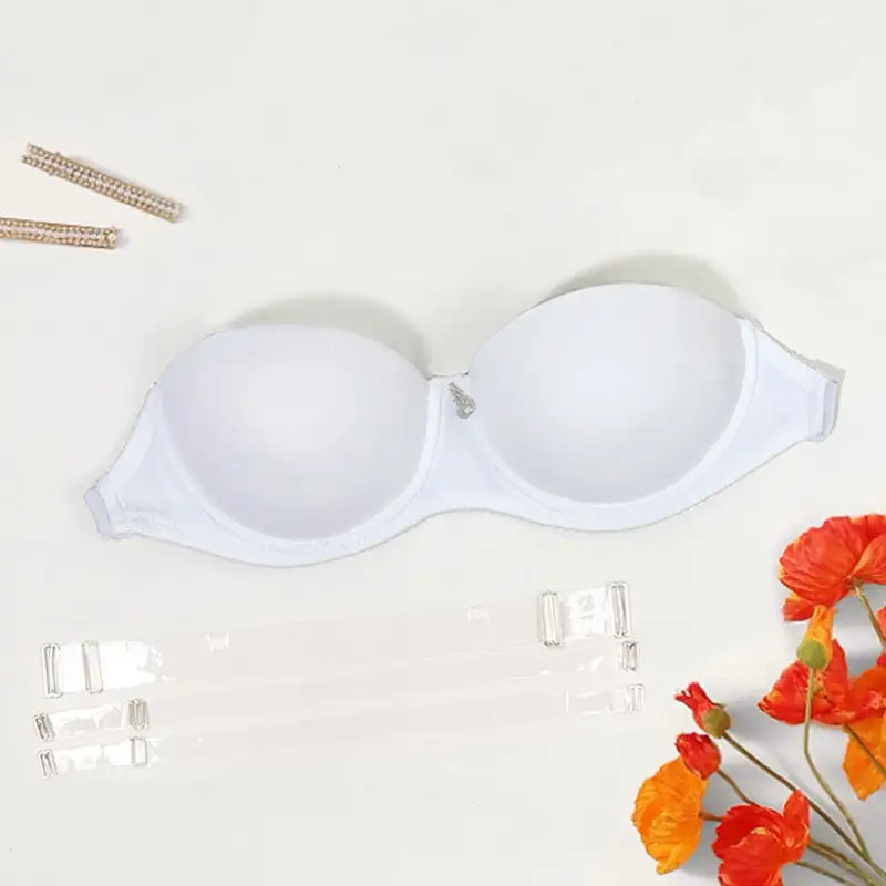 Detachable-Strap Adjustable Plus-Size Push-Up Bra