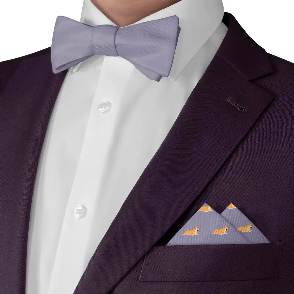 Smart Formal Animal Motif Dog Motif Pocket Square