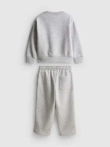 1-9yrs | Cotton Rich Brooklyn Graphic Sweatshirt and Joggers Set