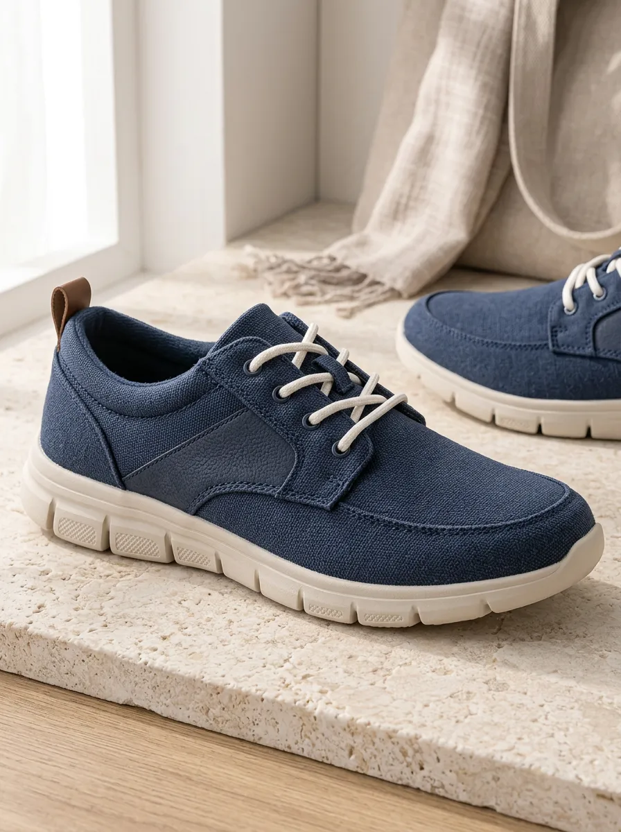 Men's Weekend Classic Casual Patterned Soft Sole Canvas Shoes