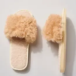 Minimal Sherpa Fuzzy Women's Casual Slippers