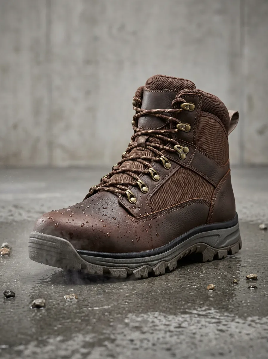 Tactical-Inspired Outdoor Men's Waterproof Work Boots