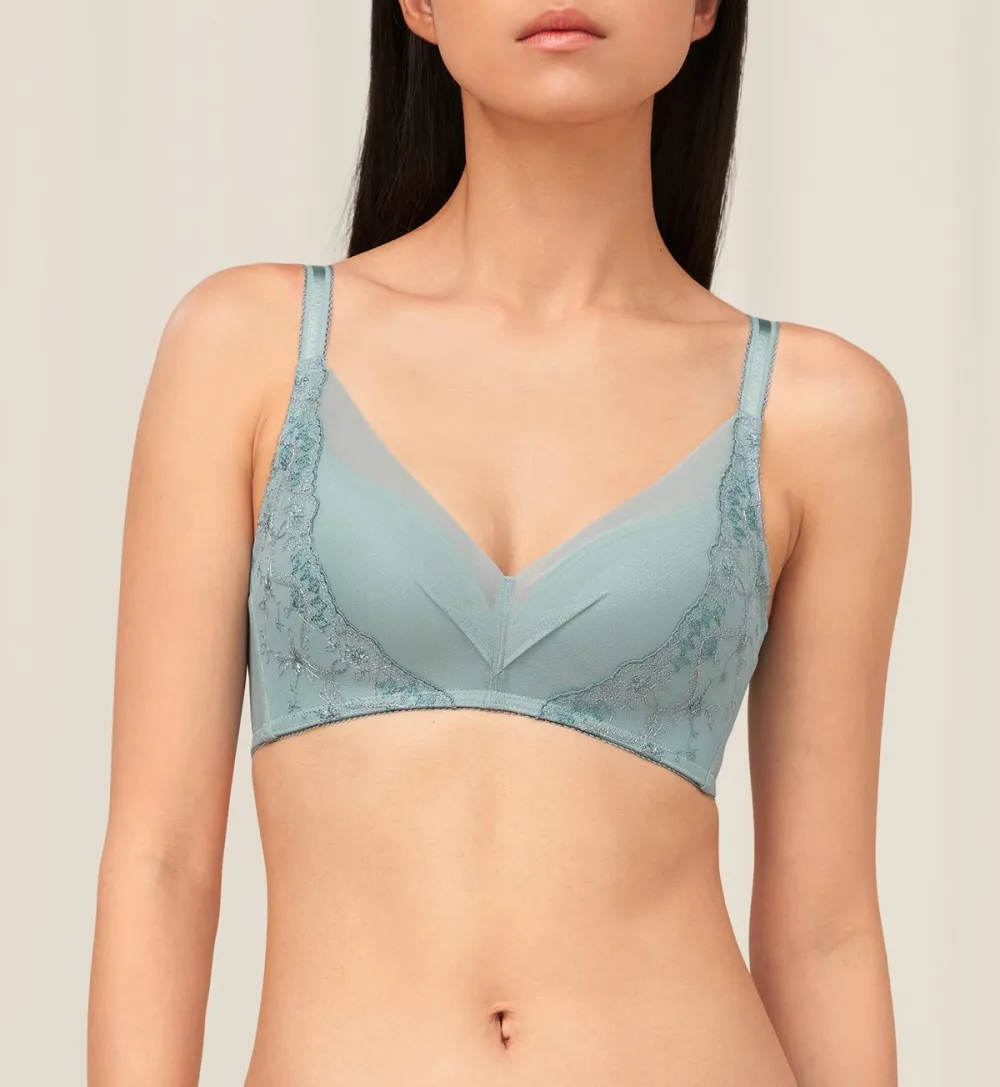 Women's Airy-Feel Non-Wired Padded Breathable Bra