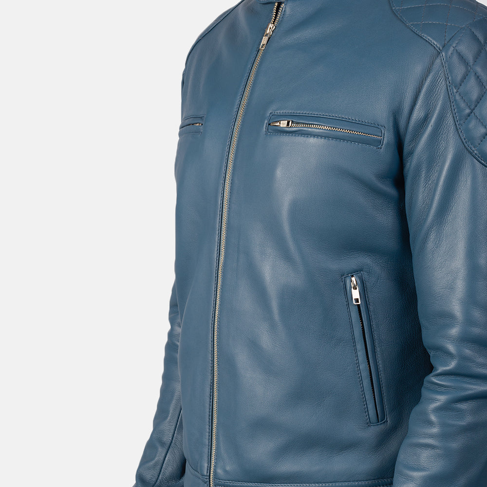 Men's Casual Biker Leather Jacket