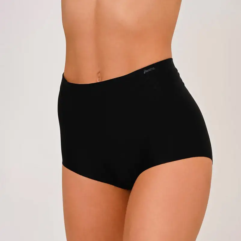 Women's High Cut High Waist Seamless Laser Cut Cotton Supportive Fit Shaping Panty