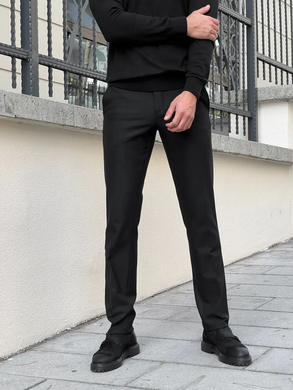 Tailored Side Pocket Slim Fit Tailored Trousers
