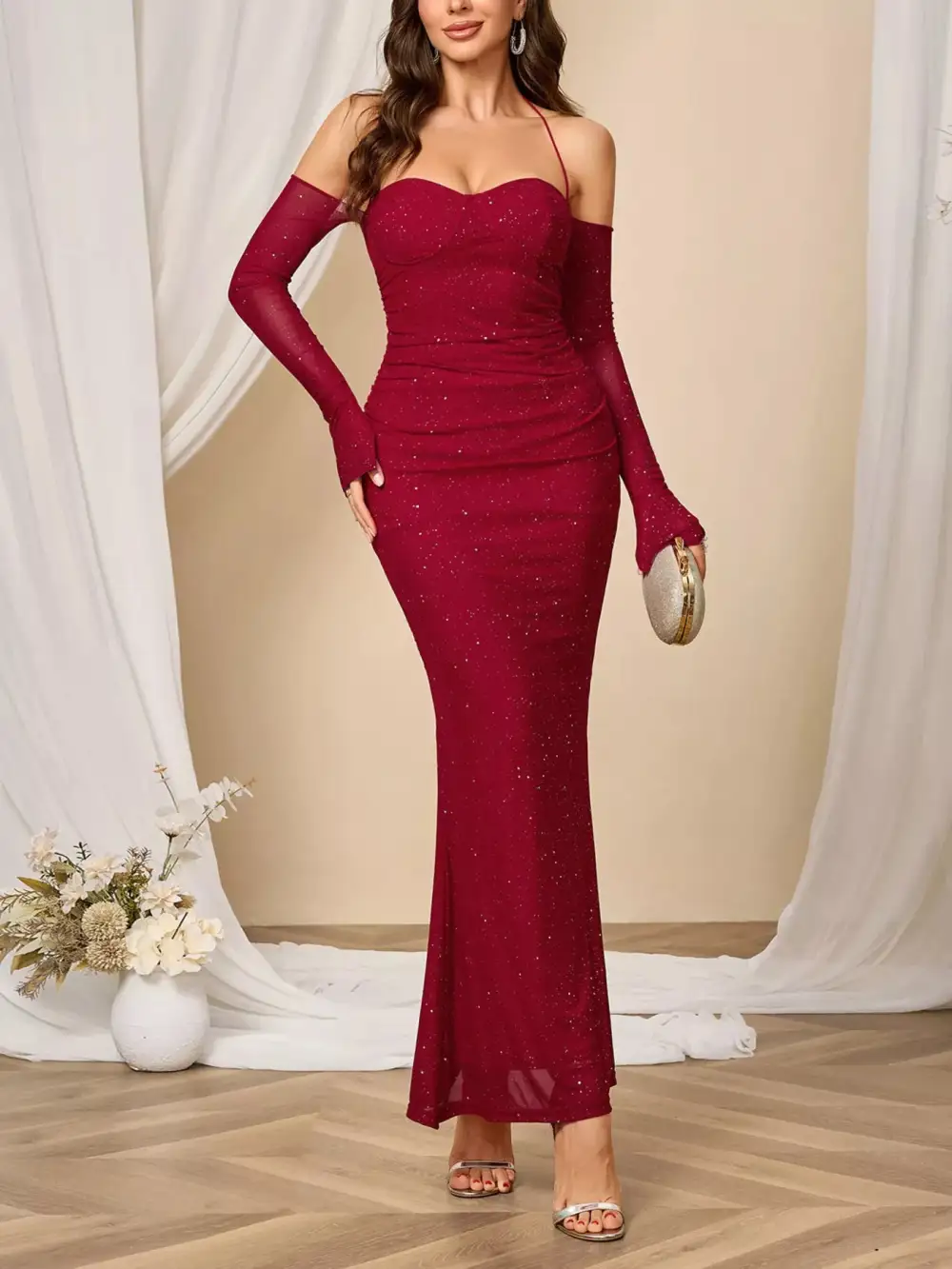 Soft Touch Long Sleeve Maxi Dress