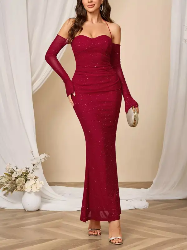 Soft Touch Long Sleeve Maxi Dress