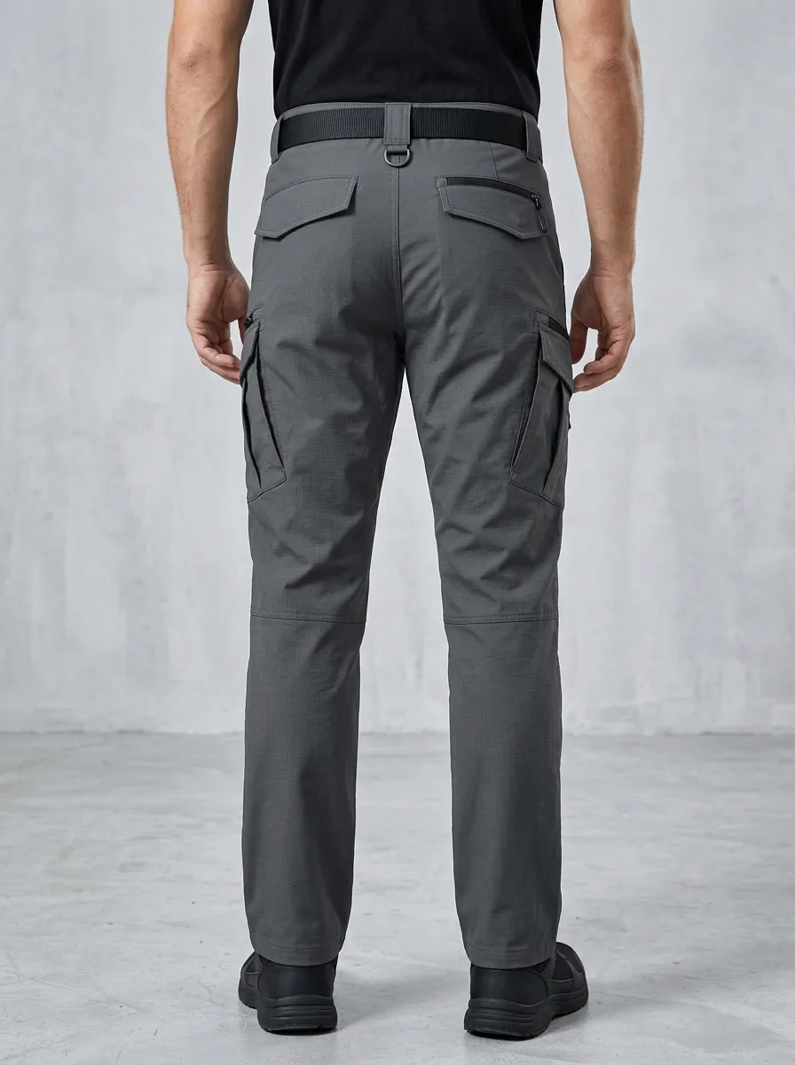 Functional-Look Tactical-Inspired Cargo Pants