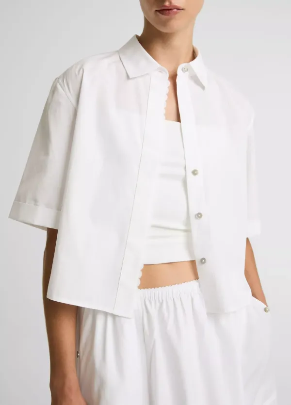Cropped Short-Sleeve Shirt