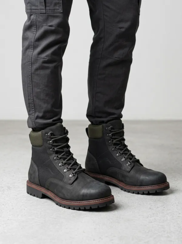 Unisex Tactical Outdoor Leather Work Boots