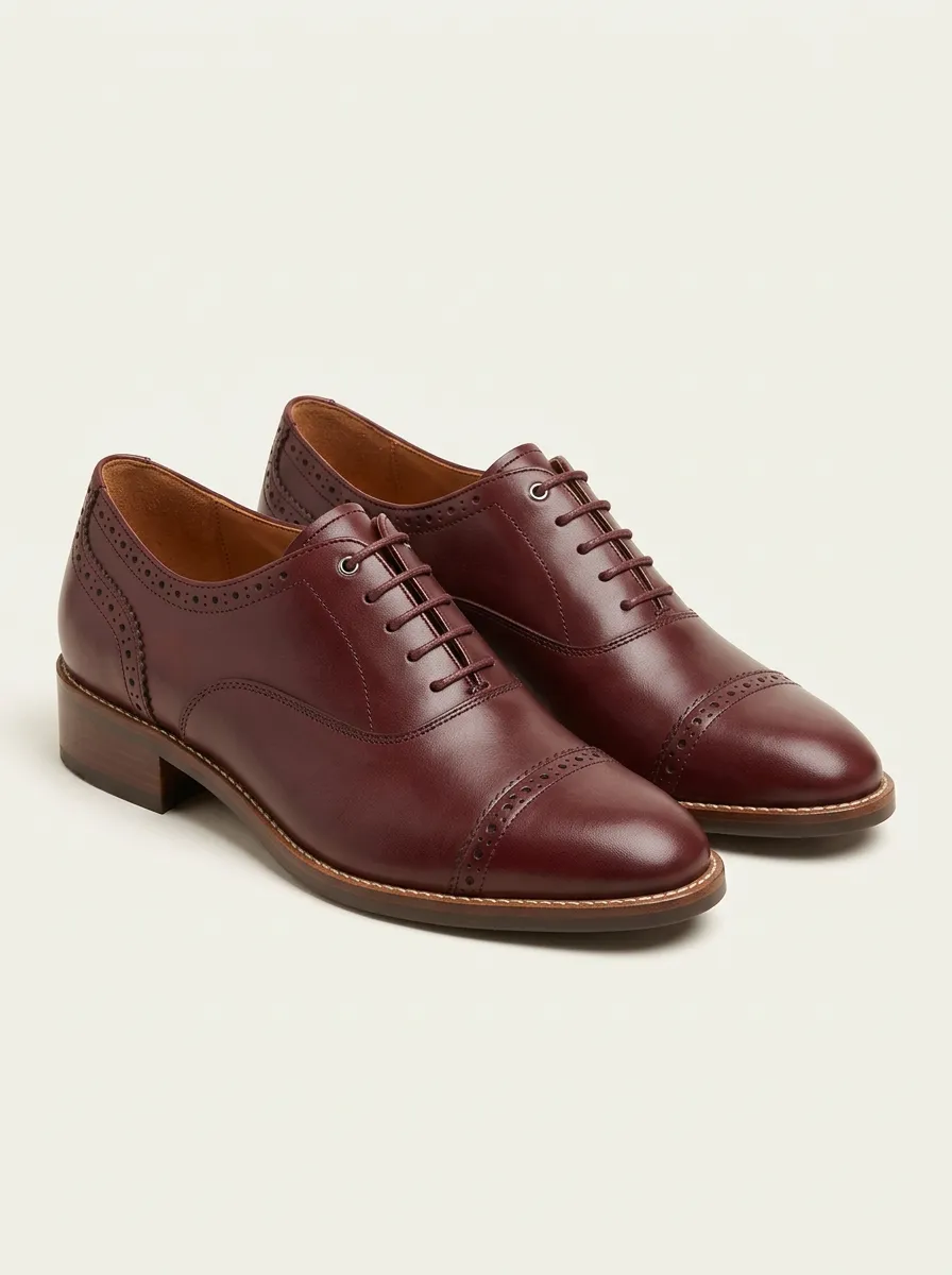 Brogue Oxford Breathable Women's Classic Pumps