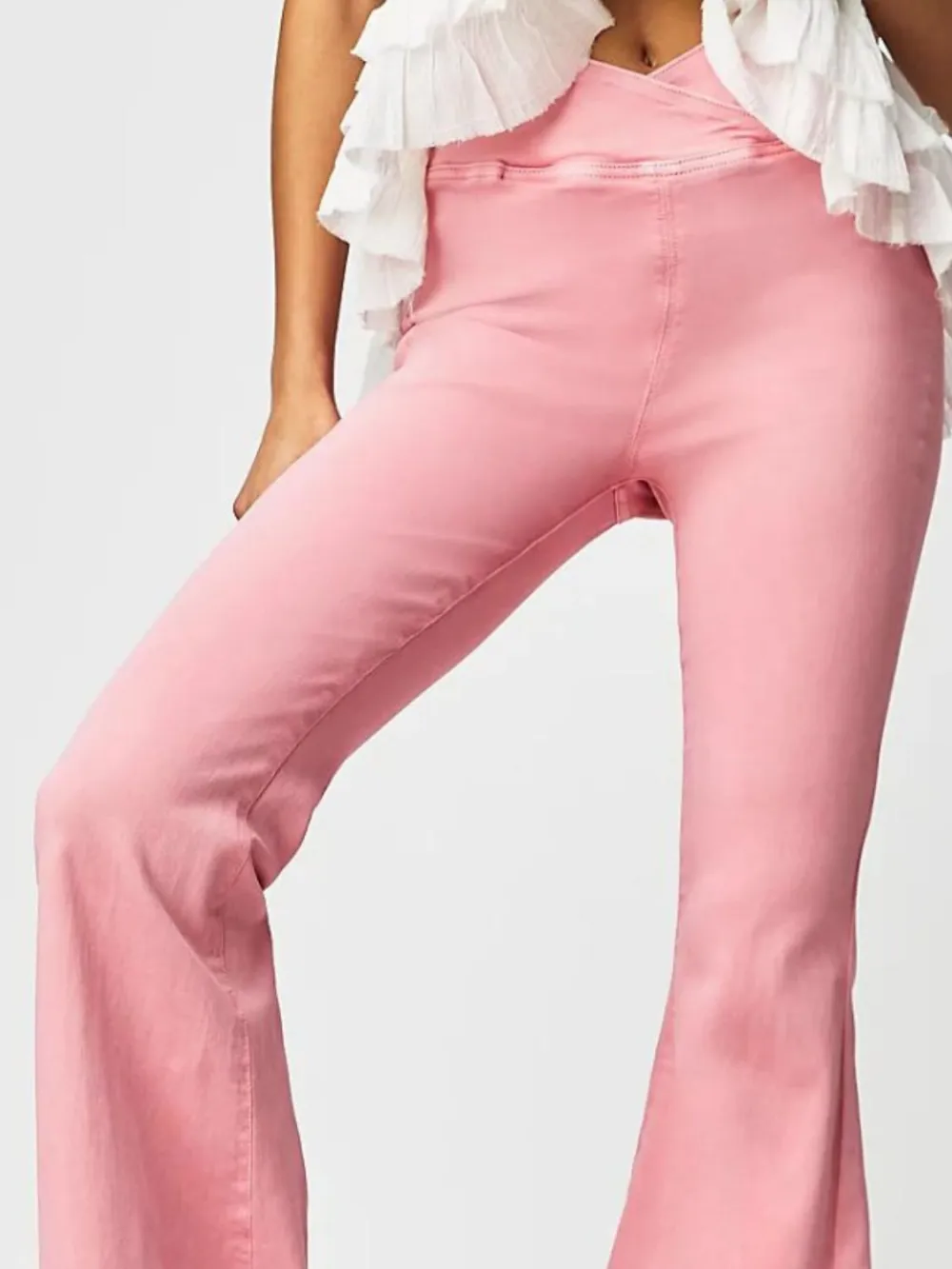 Balanced Flare Leg Denim Jeans