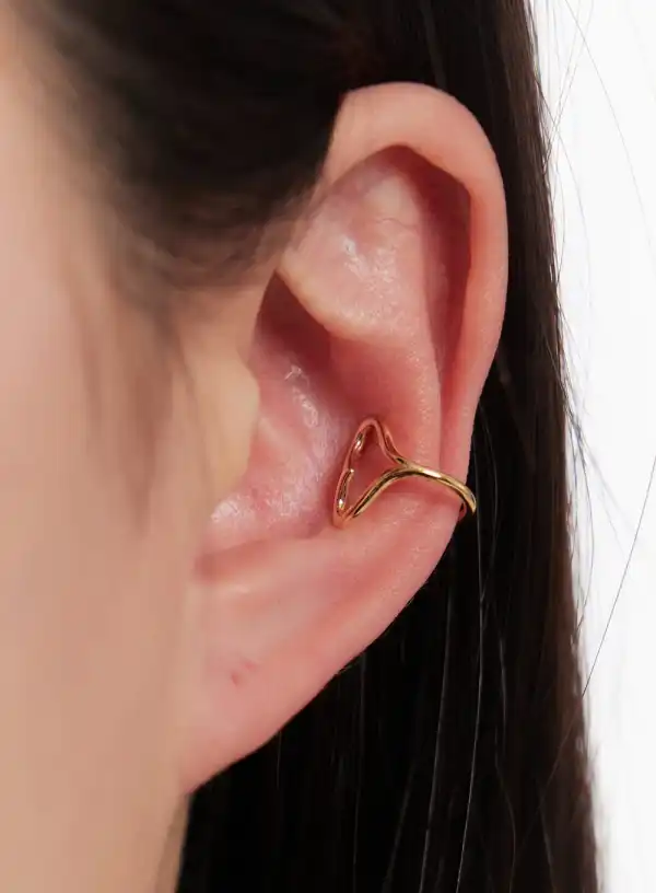Stainless-Steel Clip-On Earrings
