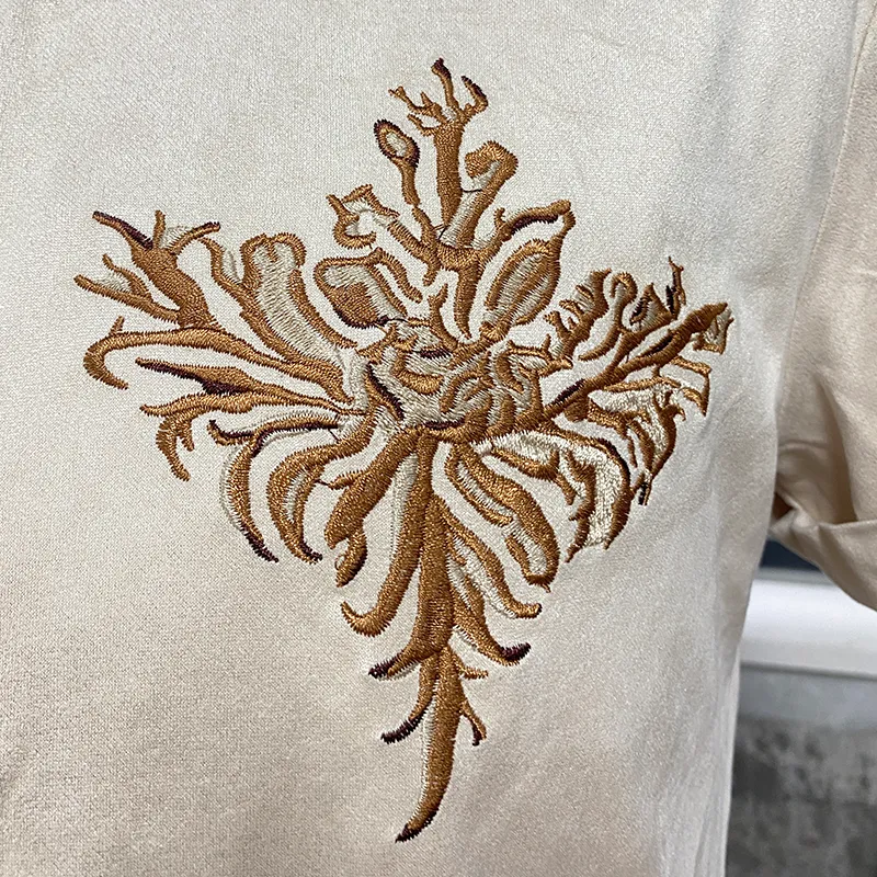 Embroidered Camp Shirt