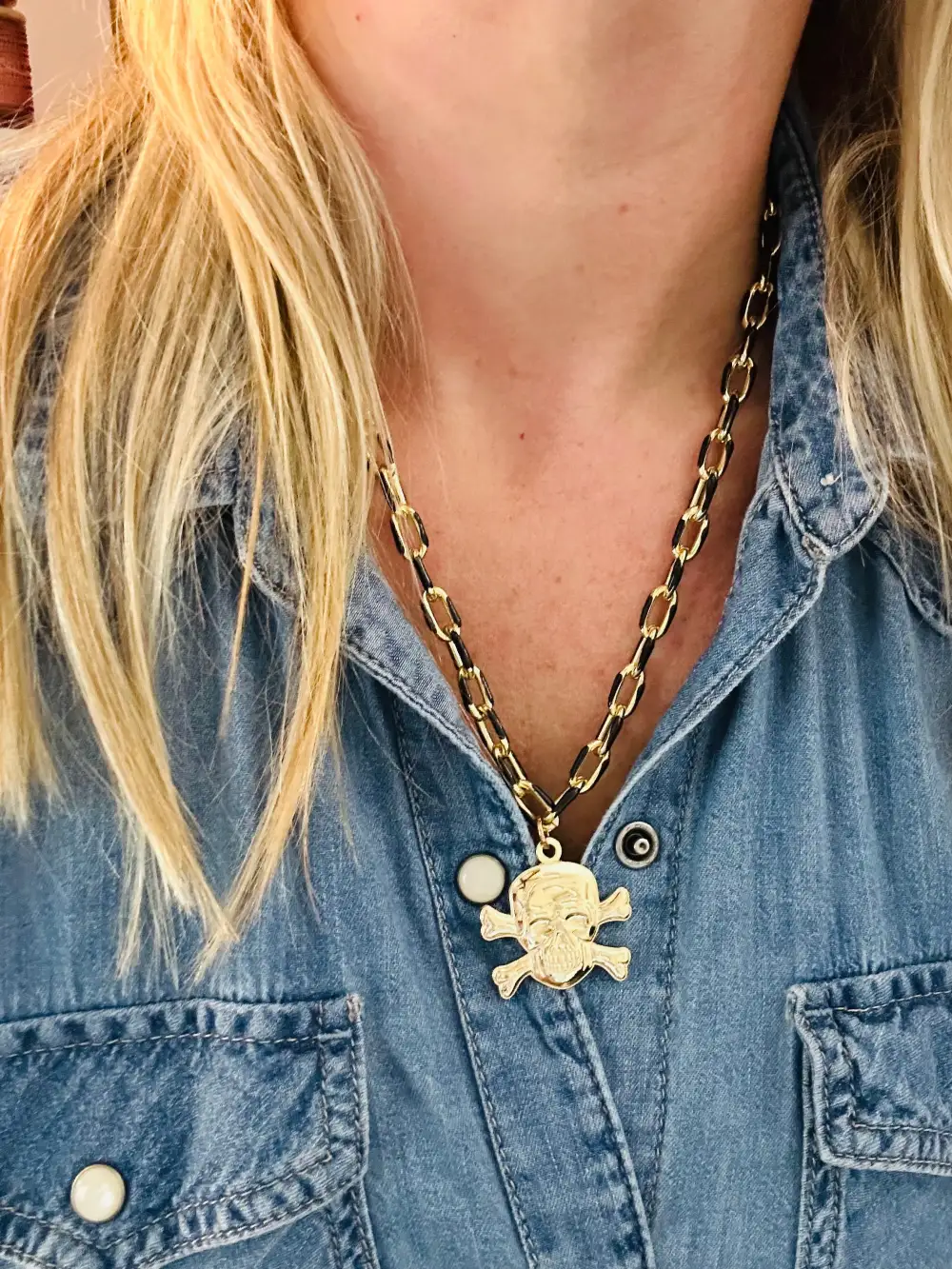 Enamel Chain Necklace