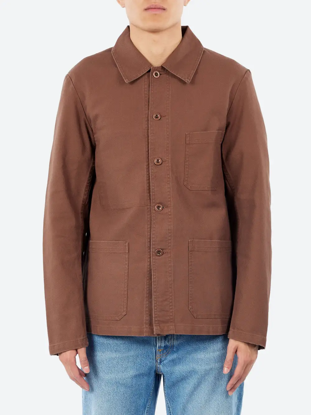 Men's Button Front Twill Jacket