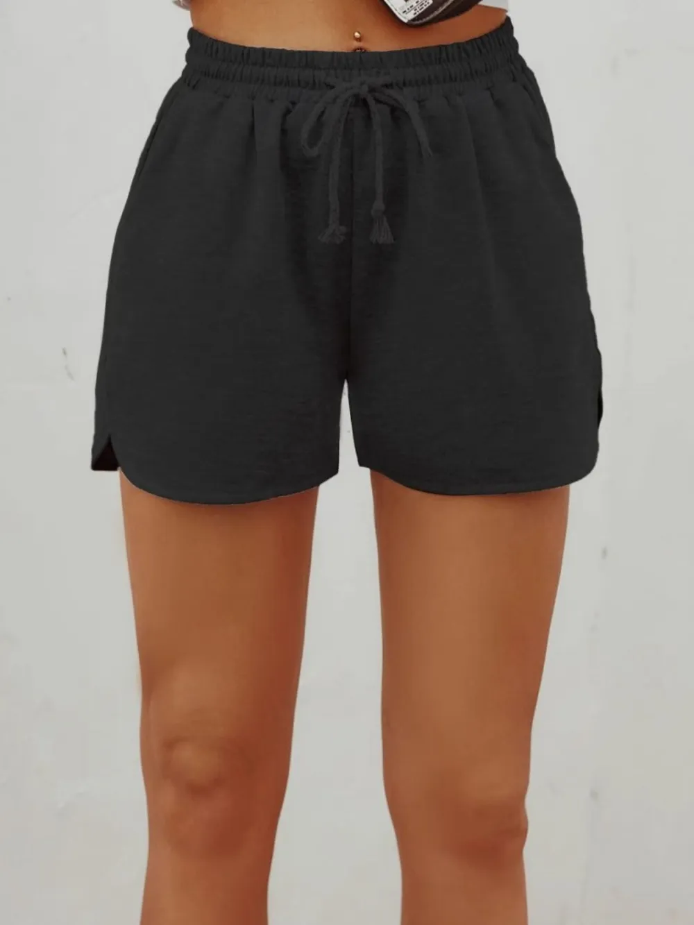 Drawstring Shorts Pocket