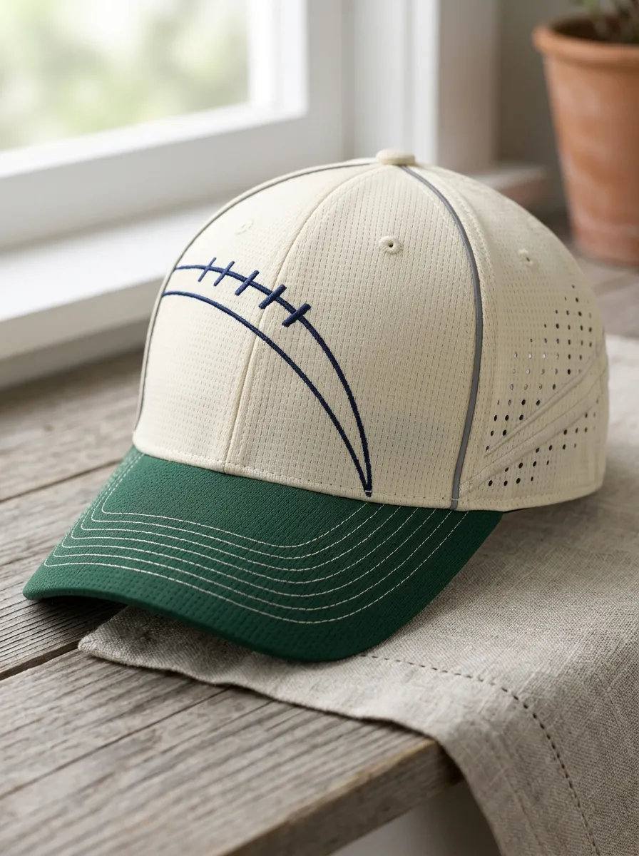 Men's Gridiron American Football Fan Football Stitch Printed Cap