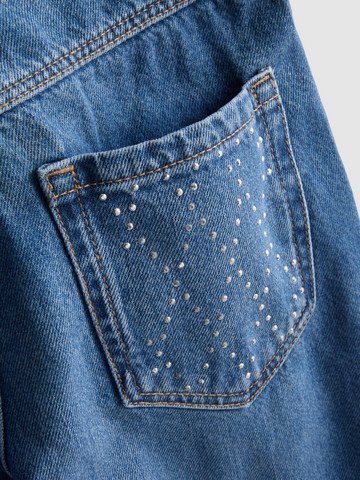 7-15yrs | Pure Cotton Diamanté Wide Leg Jeans detail 3