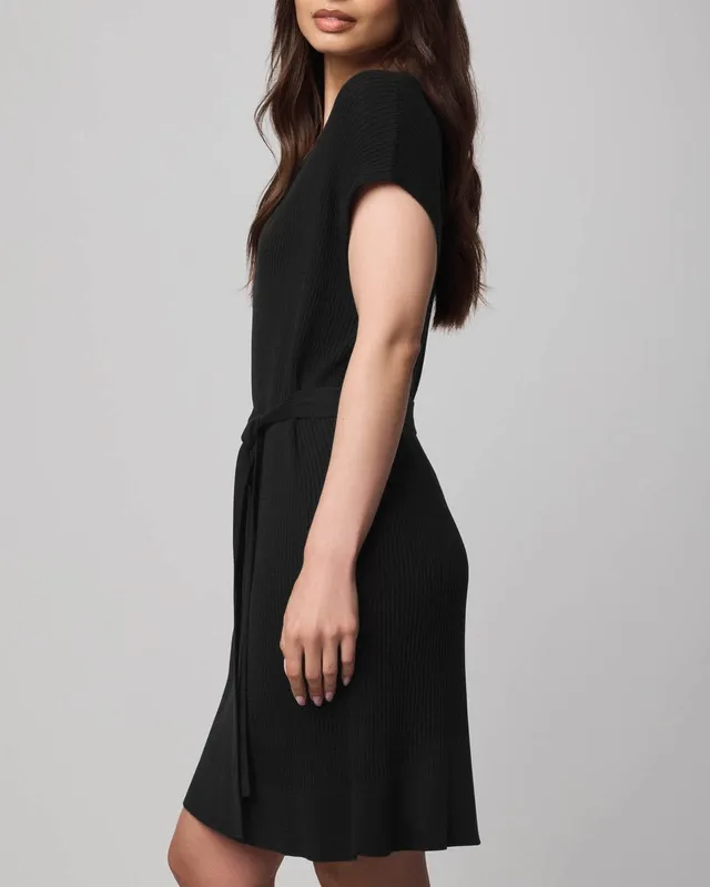 Textured Cashblend Mini Dress