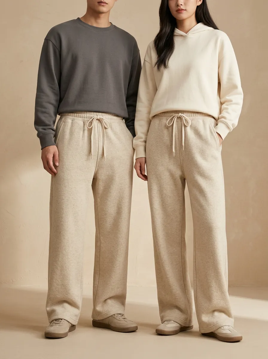Unisex Graphic Everyday Wide-Leg Track Pants