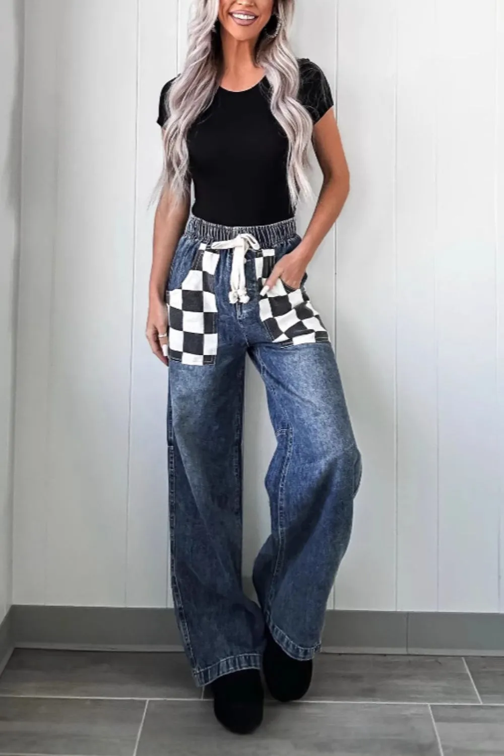 Polished Easy Layer Denim Jeans