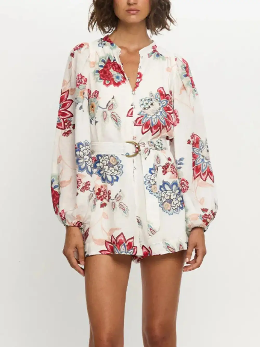 Easygoing Floral Jumpsuit Romper