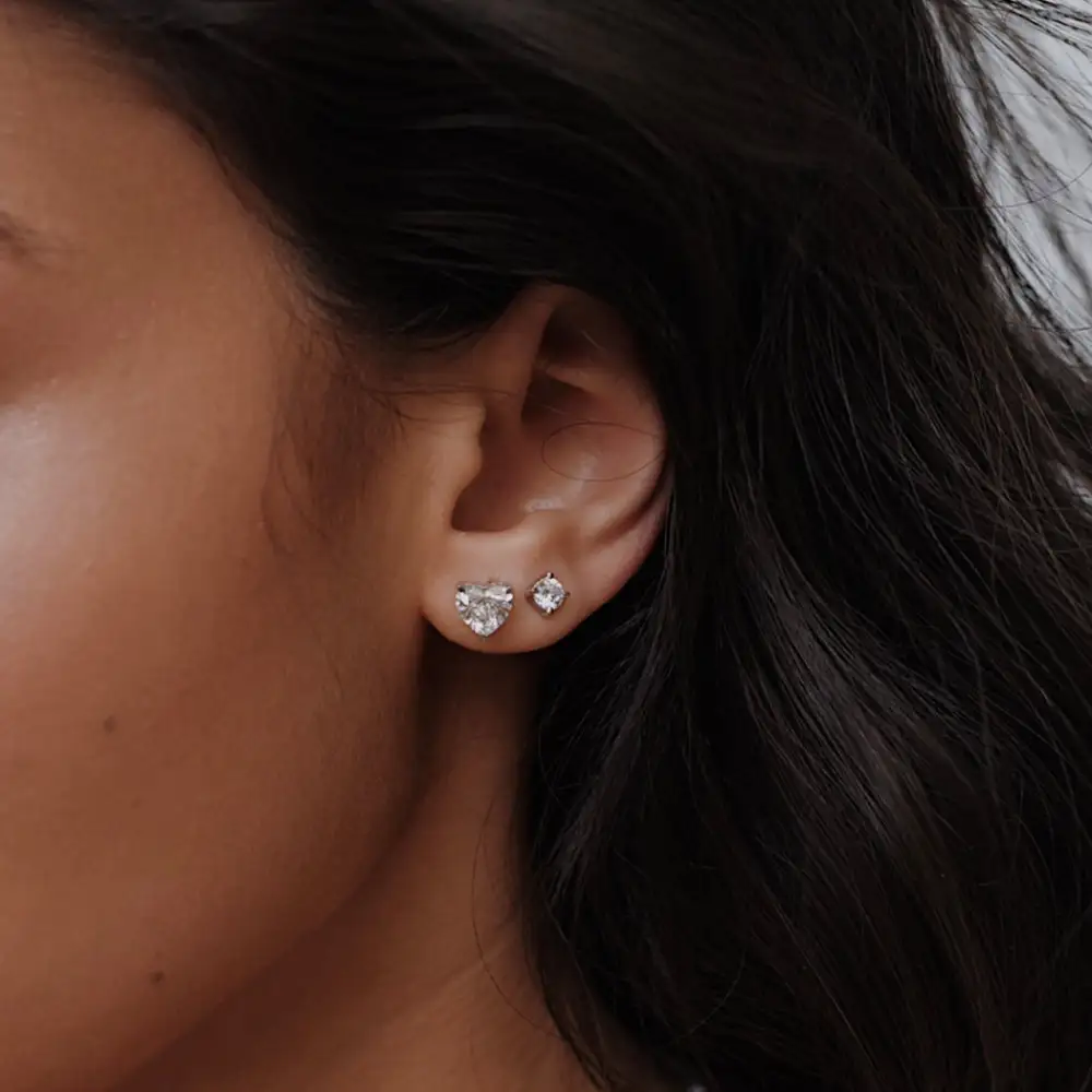 Diamond Solitaire Earring