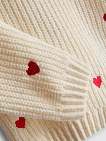 1-9yrs | Heart Embroidered Collared Jumper detail 3