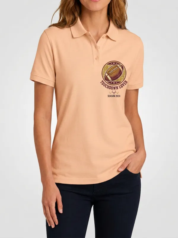Football Style Everyday Polo Shirt